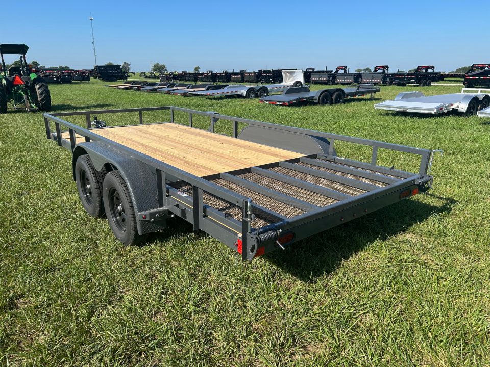 New 2027 Lamar 83x16 Tandem 7K Utility w/ 4' Ramp Gate