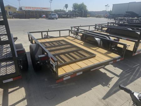 New 2026 P&C Trailers 77X10 Utility Trailer