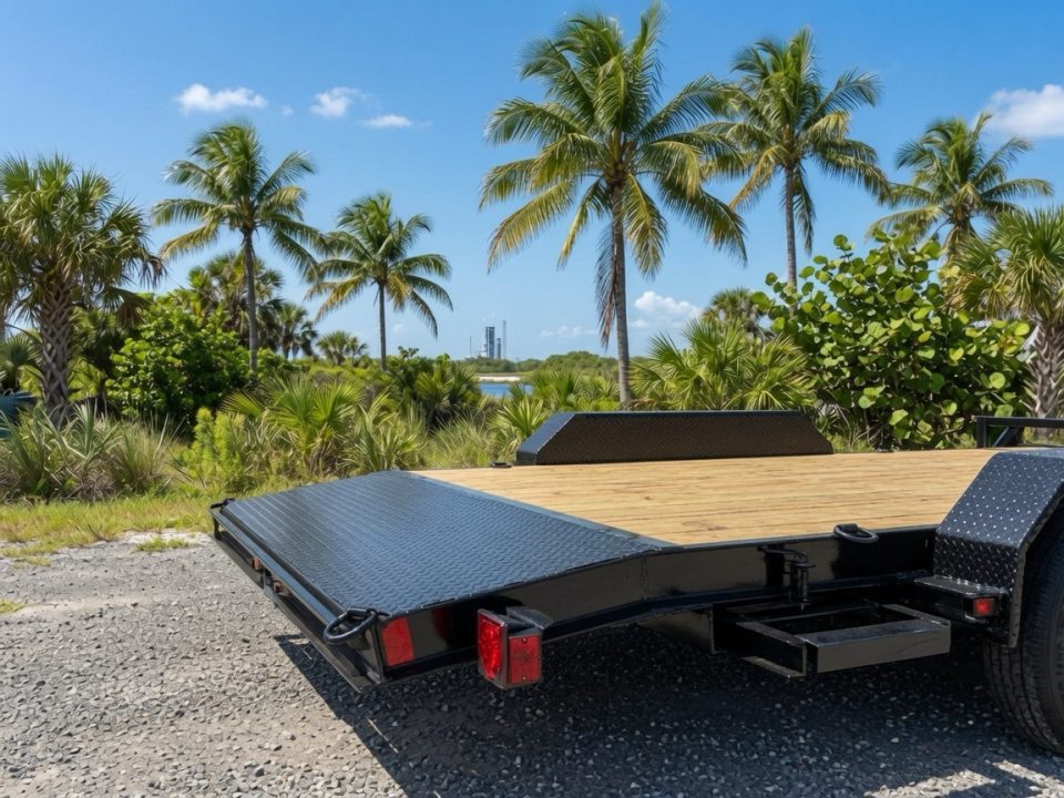 New 2026 Southern Grace Steel Fabrication 7x18 Car Hauler – Dual 5,200 LB Axles | Heavy-Duty Equipment Trailer Car Hauler