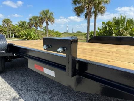 New 2026 Southern Grace Steel Fabrication 7x18 Car Hauler – Dual 5,200 LB Axles | Heavy-Duty Equipment Trailer Car Hauler