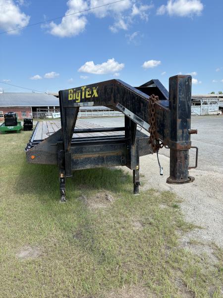 Used 2010 Big Tex Trailers 40' Dual Wheel Dual Tandem Flatdeck Flatbed Trailer
