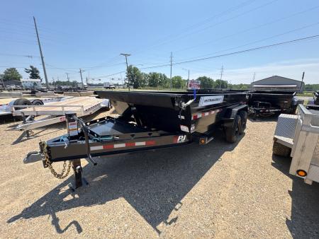 New 2027 PJ 16FT DT1 15.4K - GVWR | Telescopic Dump Trailer