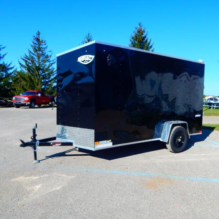 New 2026 Impact Trailers 6 X 12 Quake Flat Top V-Nose 3K Cargo / Enclosed Trailer