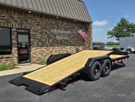 New 2026 Moritz International 16'+6' 16K Gravity Tilt Equipment Trailer