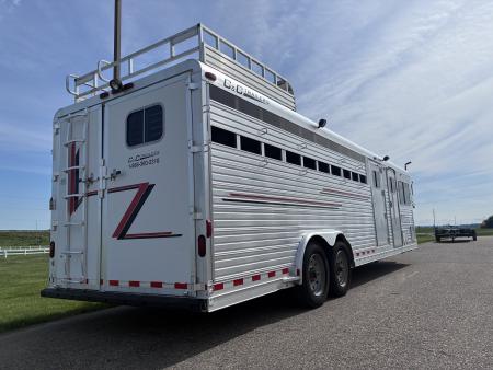 Used 2003 C&C LQ Stock/Combo Horse Trailer