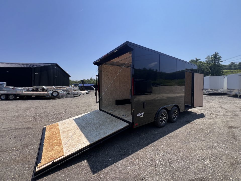 New 2026 Pace American 8.5x16 + 2ft V nose/ Rear Spoiler/ Polycore / 7' Int./ Blackout - 7000GVW