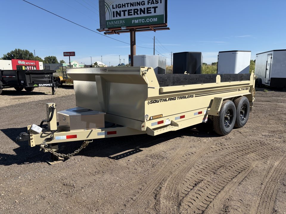 New 2026 Southland 7x14 16k Dump Trailer