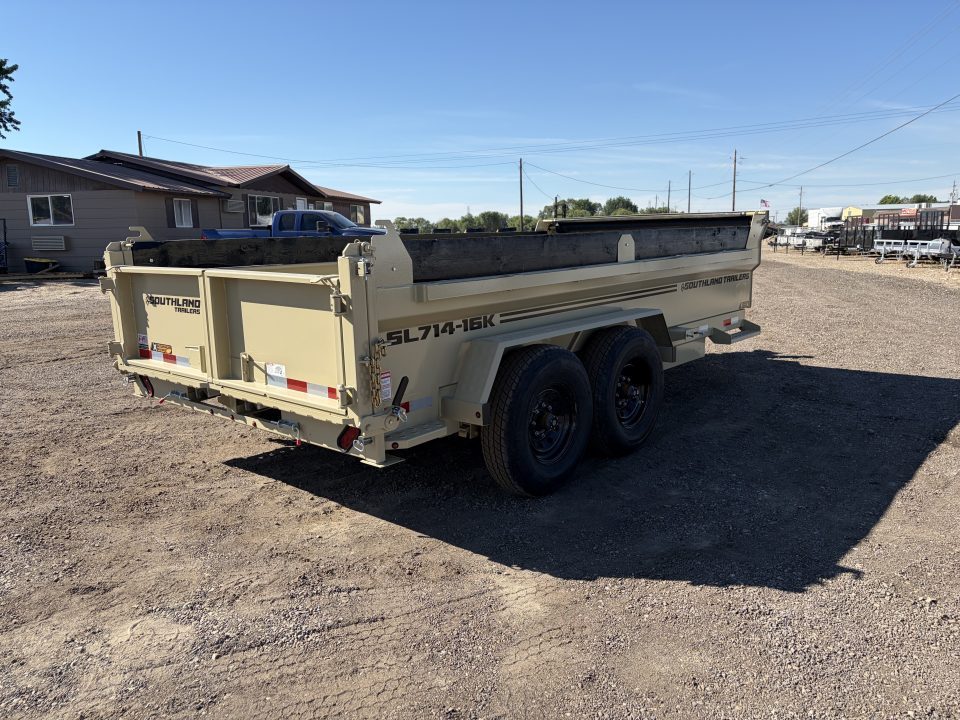 New 2026 Southland 7x14 16k Dump Trailer