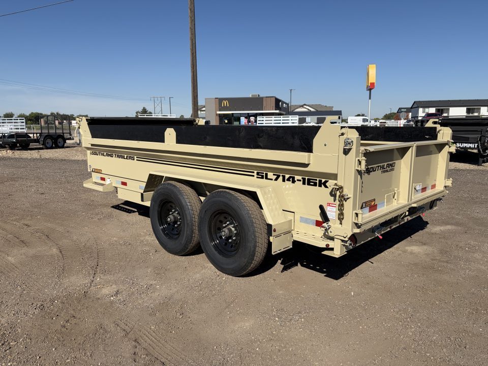 New 2026 Southland 7x14 16k Dump Trailer