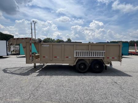 New 2026 PROSPECTOR HD 7X16 16K GOOSENECK DUMP TRAILER WITH 3' WALLS