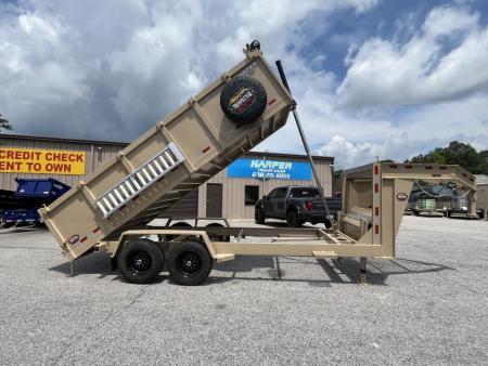 New 2026 PROSPECTOR HD 7X16 16K GOOSENECK DUMP TRAILER WITH 3' WALLS