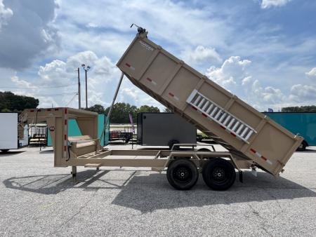 New 2026 PROSPECTOR HD 7X16 16K GOOSENECK DUMP TRAILER WITH 3' WALLS