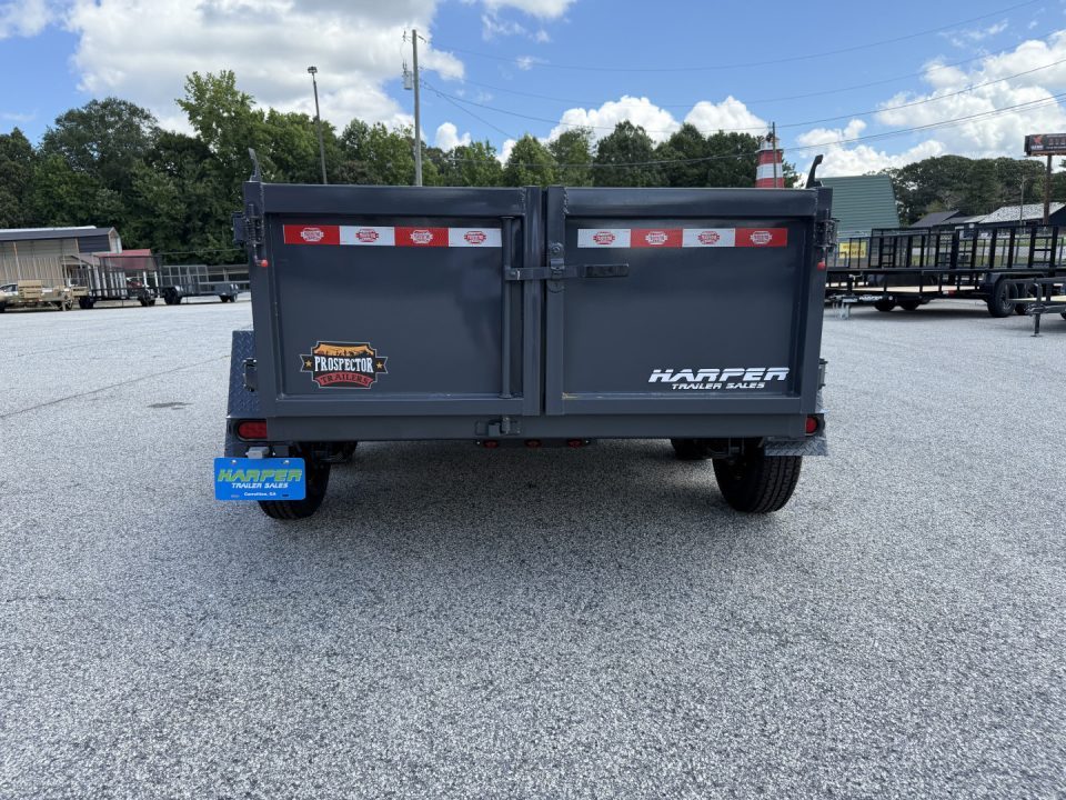New 2026 PROSPECTOR LIGHT DUTY 5X10 7K TANDEM AXLE DUMP TRAILER WITH 2' WALLS
