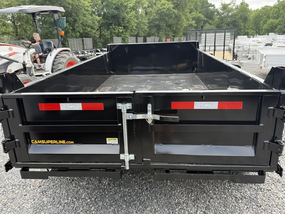 New 2026 CAM 6X12-10K DUMP TRAILER W/ RAMPS - TARP