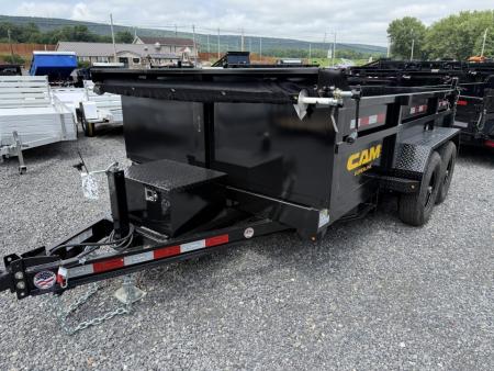New 2026 CAM 6X12-10K DUMP TRAILER W/ RAMPS - TARP