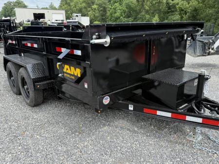 New 2026 CAM 6X12-10K DUMP TRAILER W/ RAMPS - TARP