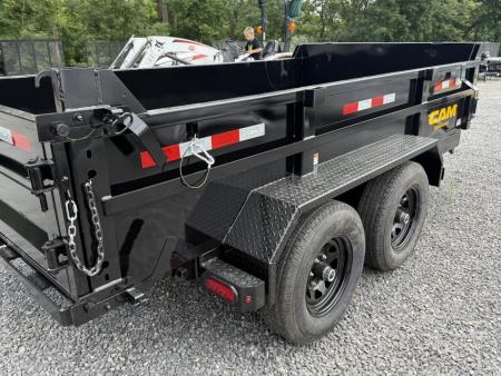 New 2026 CAM 6X12-10K DUMP TRAILER W/ RAMPS - TARP