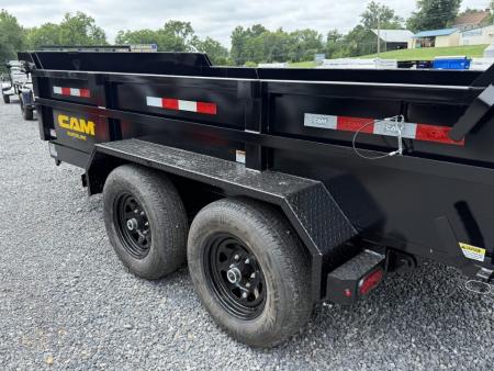 New 2026 CAM 6X12-10K DUMP TRAILER W/ RAMPS - TARP