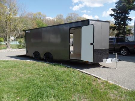 New 2027 Nitro Sport Car Trailer 8.5X20 V Nose , 7,000 lb. GVWR, with Escape Door Car Hauler