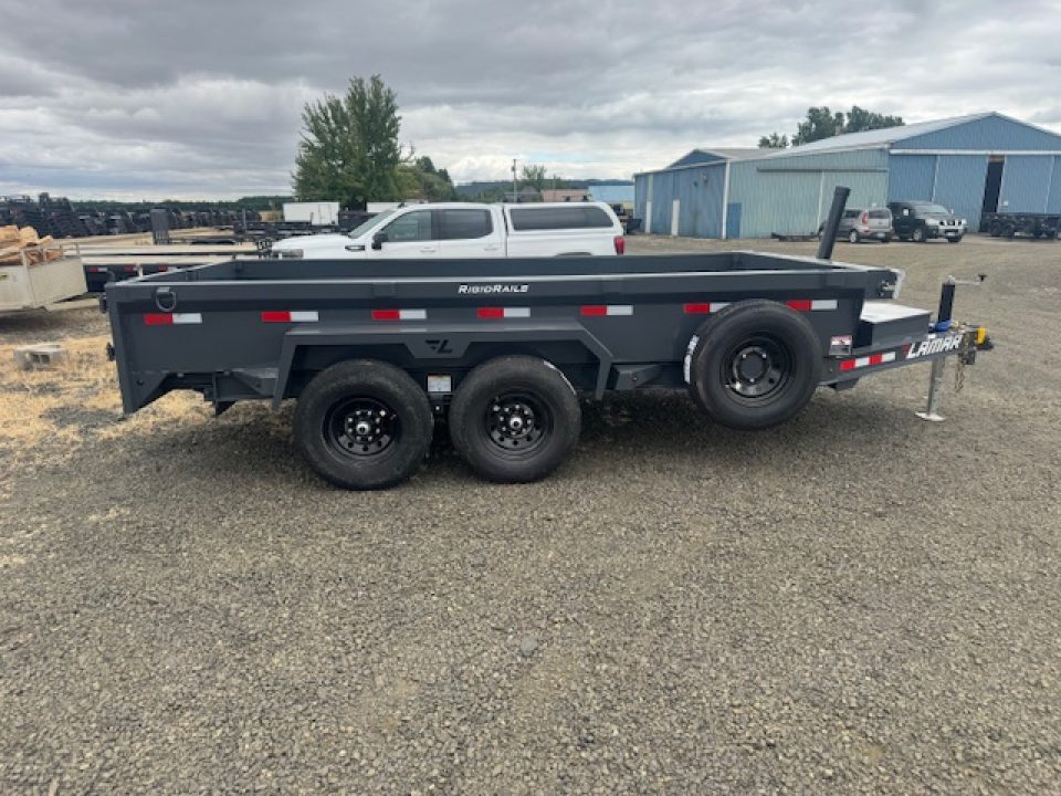 New 2027 Lamar Trailers DG 83X14/14 Dump Trailer 18" SIDES