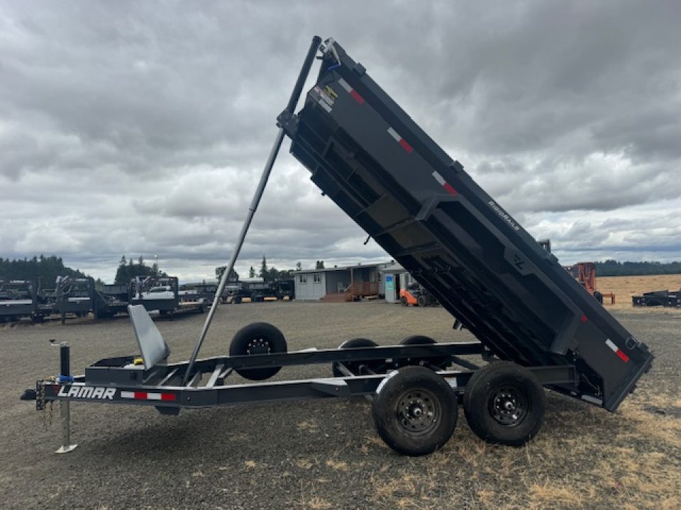 New 2027 Lamar Trailers DG 83X14/14 Dump Trailer 18" SIDES
