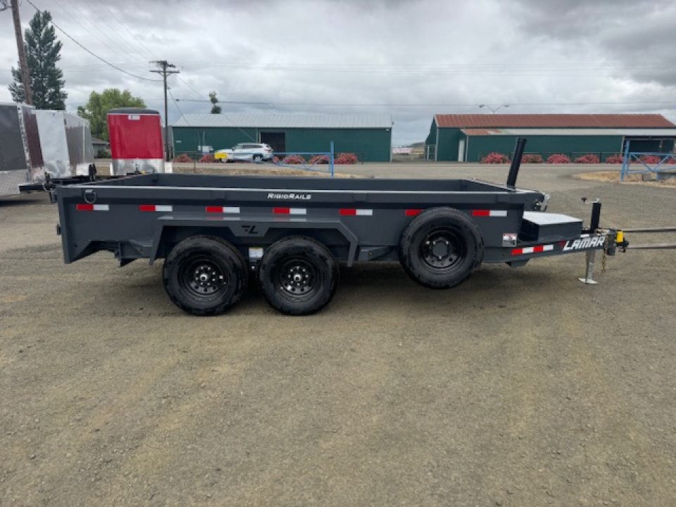 New 2027 Lamar Trailers DG 83X14/14K Dump Trailer 18" SIDES