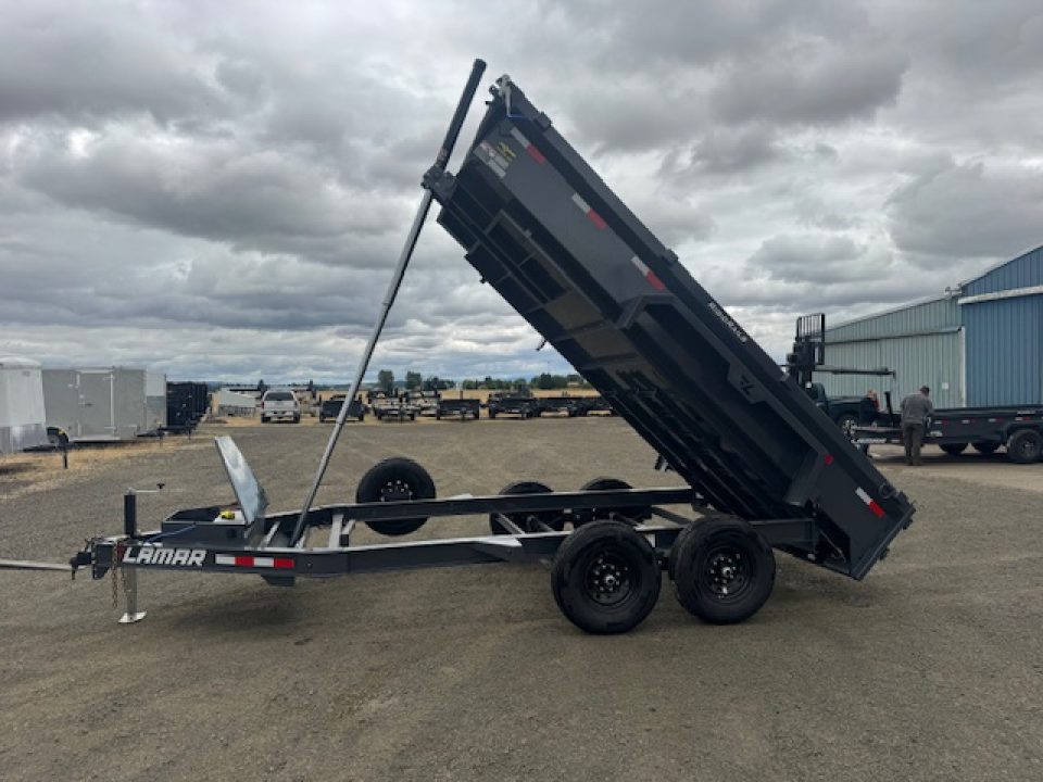 New 2027 Lamar Trailers DG 83X14/14K Dump Trailer 18" SIDES
