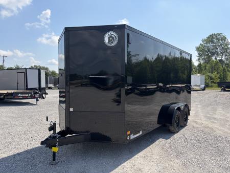 New 2027 Darkhorse DHW7X16TA35 (7' X 16') 7K V-Nose Cargo / Enclosed Trailer