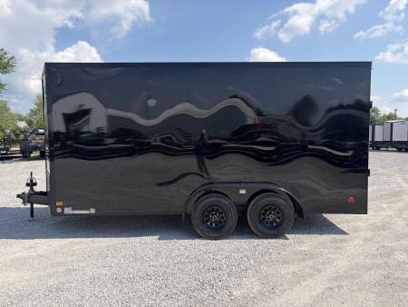 New 2027 Darkhorse DHW7X16TA35 (7' X 16') 7K V-Nose Cargo / Enclosed Trailer