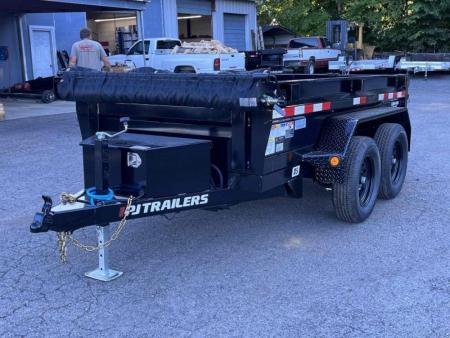 New 2027 PJ Trailers 10' x 60" Utility Dump (D5) 7K GVWR Dump Trailer
