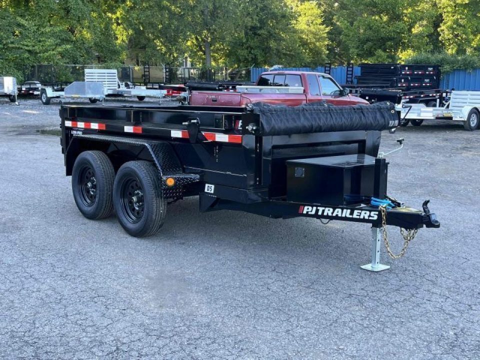 New 2027 PJ Trailers 10' x 60" Utility Dump (D5) 7K GVWR Dump Trailer