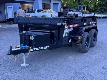 New 2027 PJ Trailers 10' x 60" Utility Dump (D5) 7K GVWR Dump Trailer