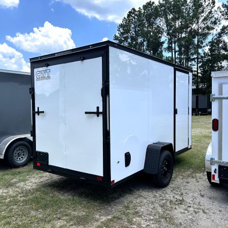 New 2026 Covered Wagon 6x12 Cargo / Enclosed Trailer, 75" Int Height, Black Out Package