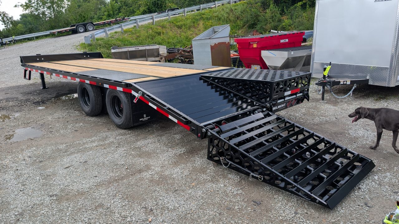 New 2026 Belmont 20+5 Tandem Dual Deckover Tagalong w/ Full Width Wedge Ramps