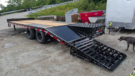 New 2026 Belmont 20+5 Tandem Dual Deckover Tagalong w/ Full Width Wedge Ramps