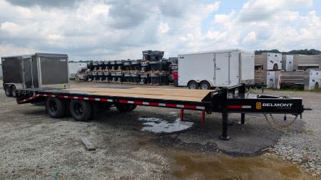 New 2026 Belmont 20+5 Tandem Dual Deckover Tagalong w/ Full Width Wedge Ramps