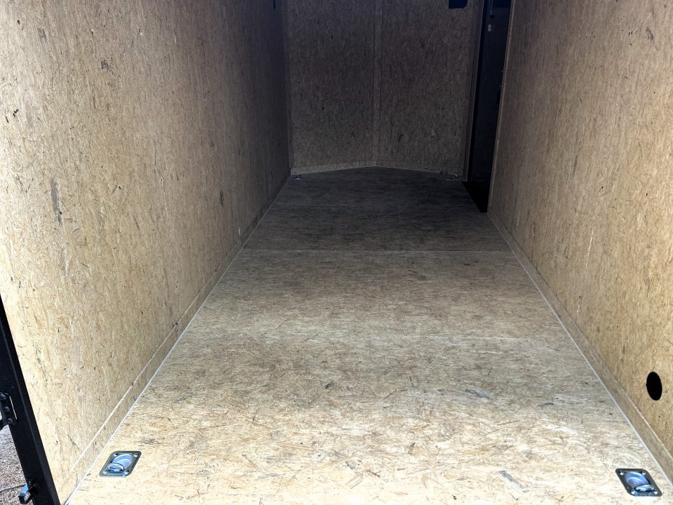 New 2026 Covered Wagon 7x16 Cargo / Enclosed Trailer, with 84" Interior height, Black Out Package