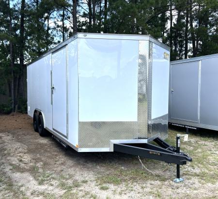 New 2026 Covered Wagon 8.5x20 Cargo / Enclosed Trailer, with #5200 Axles , .080 Polycore & 84  Int Height