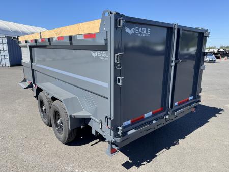 New 2027 Eagle Venture Pro 7x16 HD Dump Trailer w/ 48" Sidewalls 15.4K GVWR
