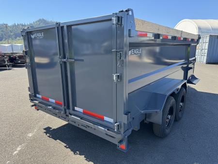 New 2027 Eagle Venture Pro 7x16 HD Dump Trailer w/ 48" Sidewalls 15.4K GVWR