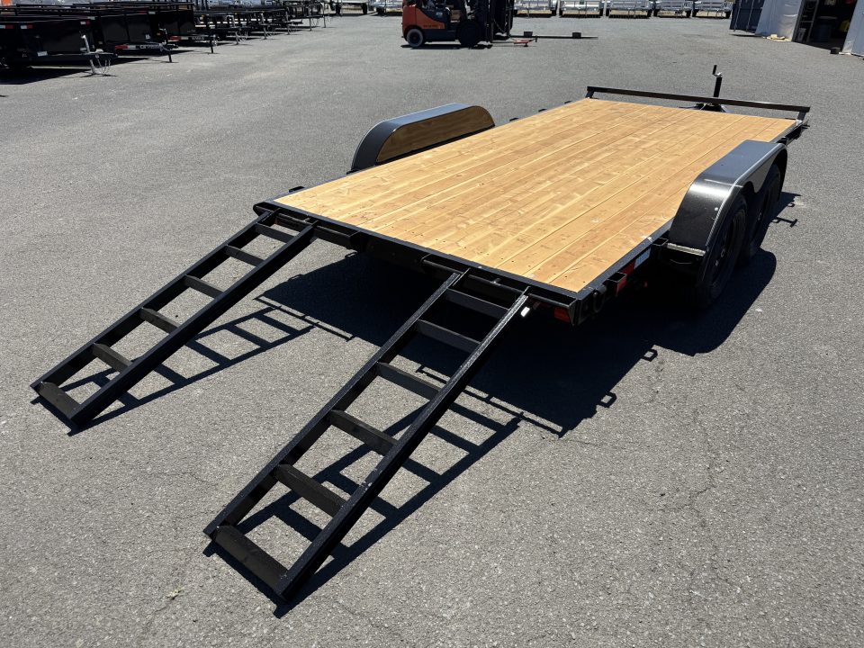New 2027 Eagle Trailers 7x14 Flatbed Carhauler 7K GVWR