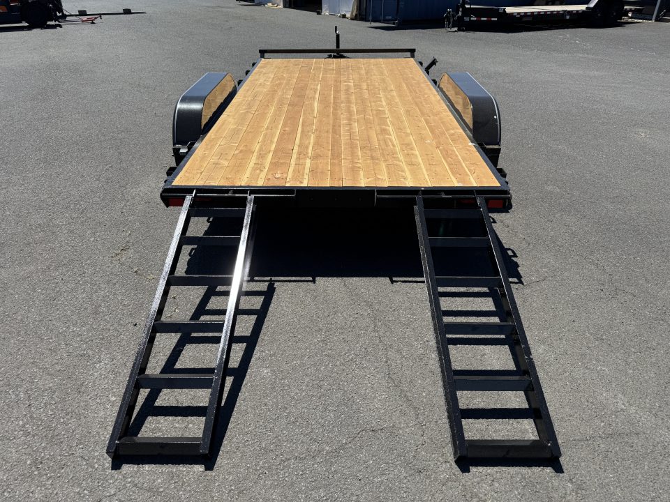 New 2027 Eagle Trailers 7x14 Flatbed Carhauler 7K GVWR