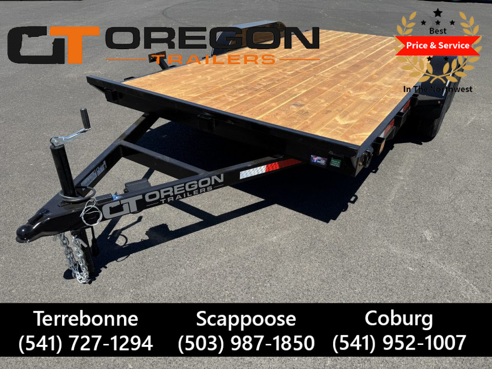 New 2027 Eagle Trailers 7x14 Flatbed Carhauler 7K GVWR