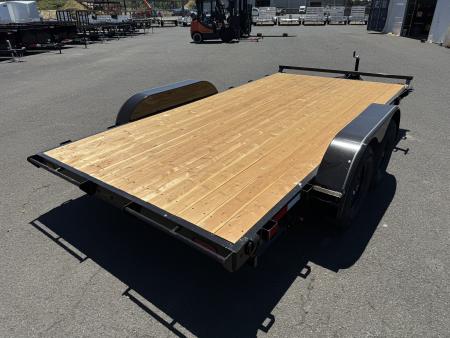 New 2027 Eagle Trailers 7x14 Flatbed Carhauler 7K GVWR