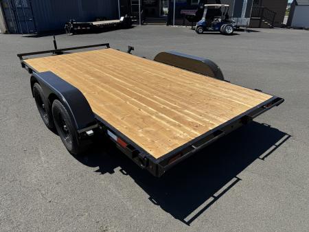 New 2027 Eagle Trailers 7x14 Flatbed Carhauler 7K GVWR