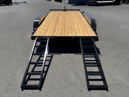 New 2027 Eagle Trailers 7x14 Flatbed Carhauler 7K GVWR