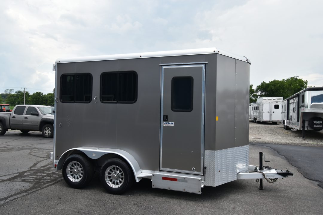 Used 2022 Merhow Trailers 2 horse bp Bronco Horse Trailer