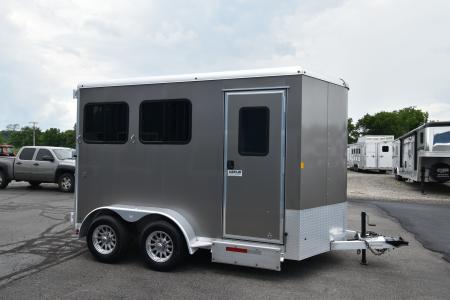 Used 2022 Merhow Trailers 2 horse bp Bronco Horse Trailer