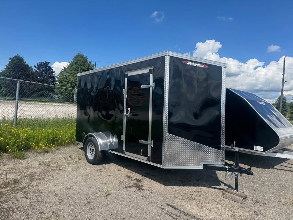 New 2026 6x12 Enclosed Canadian Made Cargo Trailer