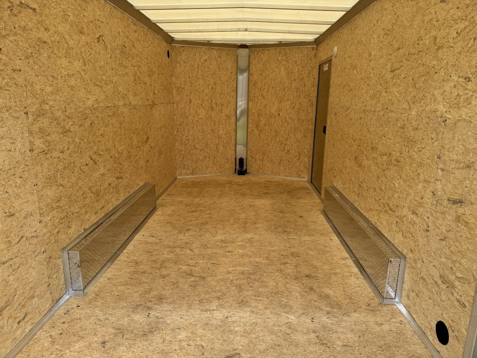 New 2027 E-Z Hauler EZEC7.5X14 XLT-P Cargo / Enclosed Trailer 71 SERIES 7 FOOT 1 INCH INTERIOR HEIGHT .080 POLY SIDES TRANSLUCENT ROOF REAR CANOPY FREE ALUMINUM WHEEL UPGRADE